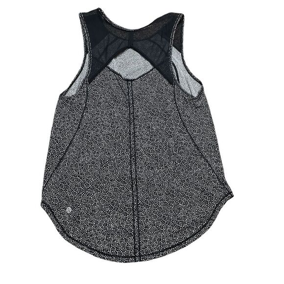 LULULEMON Sculpt Tank Top Black White Pattern Size 8 Estimated - Picture 5 of 8